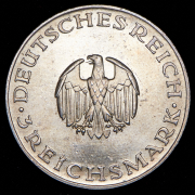 3 марки 1929 "200-летие со дня рождения Лессинга" (Германия) D