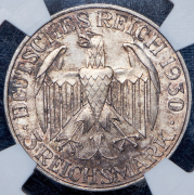 3 марки 1930 "Цеппелин" (Германия) (в слабе) A