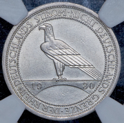 3 марки 1930 "Освобождение Рейнланда" (Германия) (в слабе) D