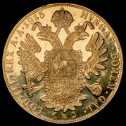 4 дуката 1915. Рестрайк (Австрия)