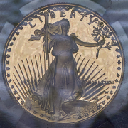 50 долларов 1986 "Семейство орлов" (США) (в слабе)