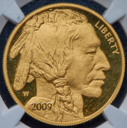 50 долларов 2009 "Буффало" (США) (в слабе)