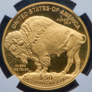50 долларов 2009 "Буффало" (США) (в слабе)