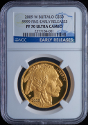 50 долларов 2009 "Буффало" (США) (в слабе)
