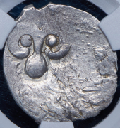 Деньга 1400-1410. Рязань. Федор Ольгович (в слабе)