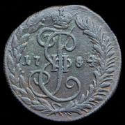Деньга 1784 КМ