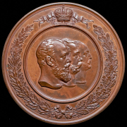 Медаль "50-летие Института гражданских инженеров" 1892