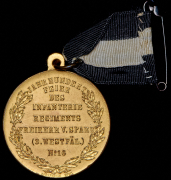 Медаль "Пехотный полк № 16 фрейгера фон Спарра 3-го Вестфальского полка" (Пруссия)