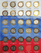 Набор 2015 "Памятные биметаллические десятирублевые монеты России" (в п/у)