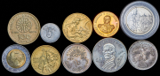 Набор из 12 монет и жетонов (страны мира)