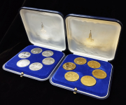 Набор из 2 комплектов монет Рубль "Олимпиада-80" (в п/у)