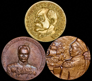 Набор из 3 медалей "Видные военные деятели России и СССР"