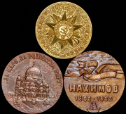 Набор из 3 медалей "Видные военные деятели России и СССР"