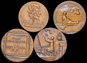 Набор из 4 медалей "Художники"