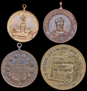 Набор из 4 медалей и жетонов "Кайзеры" (Пруссия) 