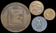 Набор из 4 медалей "Выдающиеся личности" (страны мира)