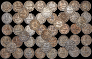 Набор из 91 сер  монеты 10 и 20 копеек (РСФСР  СССР)