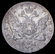 Рубль 1757 СПБ-ЯI