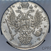Рубль 1734 (в слабе)