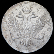 Рубль 1751 ММД