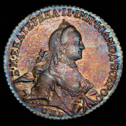 Рубль 1762 СПБ-ТI-НК