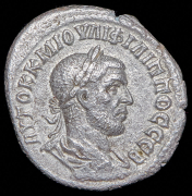 Тетрадрахма. Филипп I. Рим империя