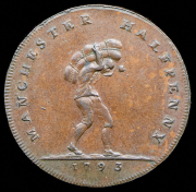 Токен 1/2 пенни 1793 (Манчестер)