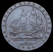 Токен 1/2 пенни 1794 "Дэниэль Экклестон" (Ланкастер)