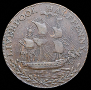 Токен 1/2 пенни 1794 (Ливерпуль)