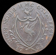Токен 1/2 пенни 1794 (Ливерпуль)