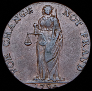 Токен 1/2 пенни 1794 (Великобритания)