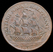 Токен 1/2 пенни 1812 (Йоркшир)