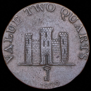 Токен 2 кварта 1802 (Гибралтар)