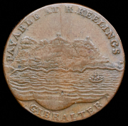 Токен 2 кварта 1802 (Гибралтар)