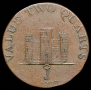 Токен 2 кварта 1802 (Гибралтар)