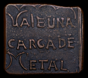 Жетон на одну загрузку металла 1874 (Сакатекас, Мексика)