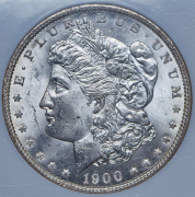 1 доллар 1900 (США) (в слабе) O