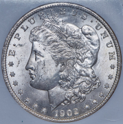 1 доллар 1902 (США) (в слабе) O