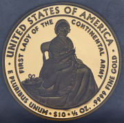 10 долларов 2007 "Марта Вашингтон" (США) (в слабе) W