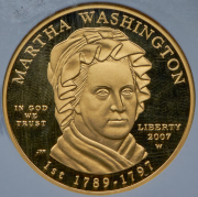 10 долларов 2007 "Марта Вашингтон" (США) (в слабе)