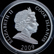 10 долларов 2009 "Сесил Джон Родс" (Острова Кука)