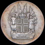 10 крон 1930 "1000 лет парламенту Исландии" (Исландия)