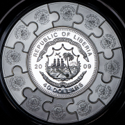 100 долларов 2009 "Апостол Петр" (Либерия) (в п/у)