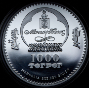 1000 тугриков 2007 "Юрий Долгорукий" (Монголия) (в п/у)