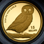 15 долларов 2006 "Сова" (Тувалу)