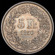 5 франков 1850 (Швейцария) A