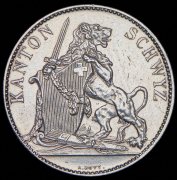 5 франков 1867 "Стрелковый фестиваль в Швице" (Швейцария)