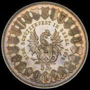 5 франков 1879 "Стрелковый фестиваль в Базеле" (Швейцария)