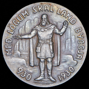 5 крон 1930 "1000 лет Парламенту Исландии" (Исландия)