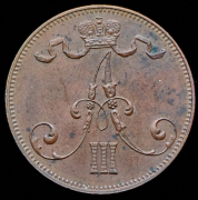 5 пенни 1892 (Финляндия)